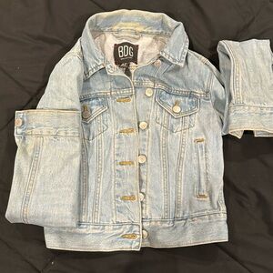 BDG denim cropped jacket.